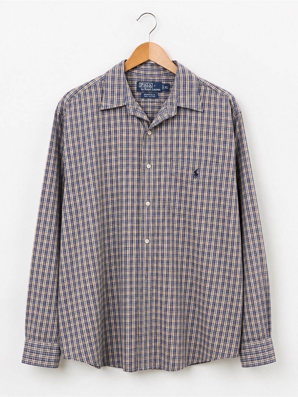 Polo by Ralph Lauren Bradfield Plaid Button-Down Shirt Mens Size XL